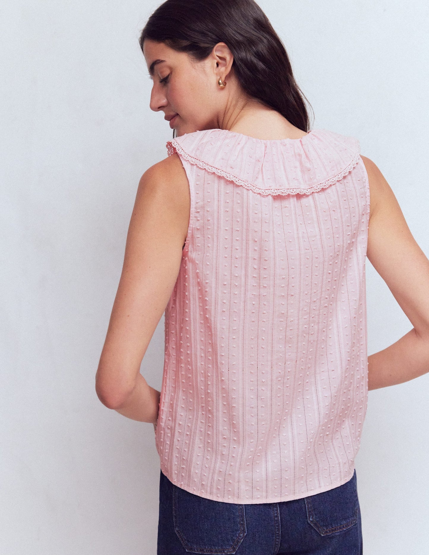 Eliza Sleeveless Top-French Pink