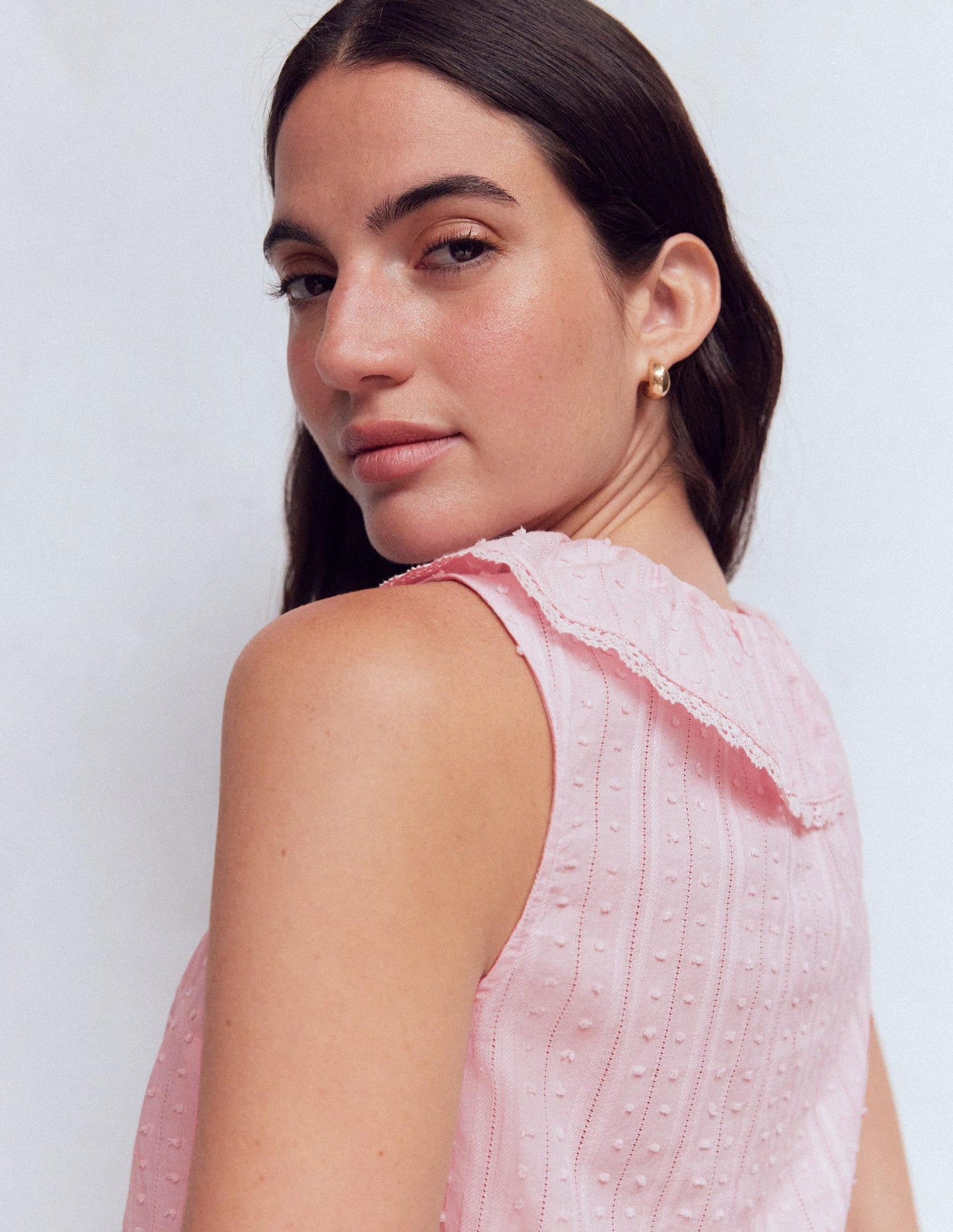 Eliza Sleeveless Top-French Pink