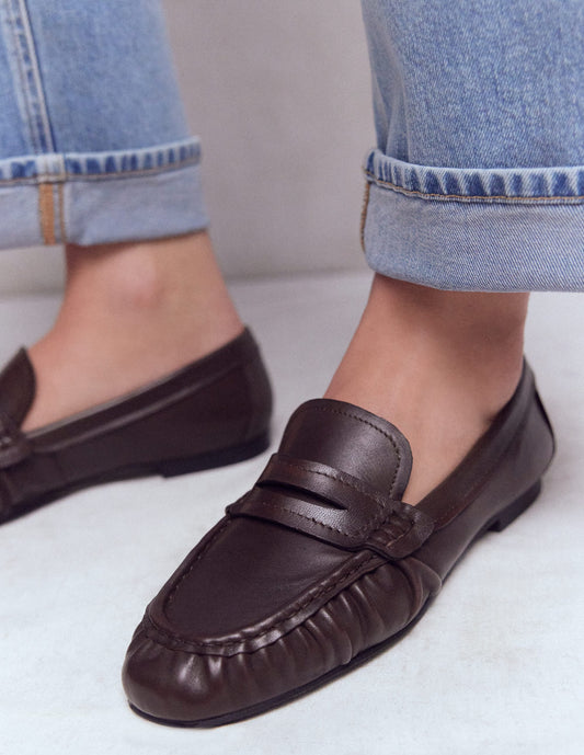 Super Soft Flexi Loafer-Bitter Chocolate