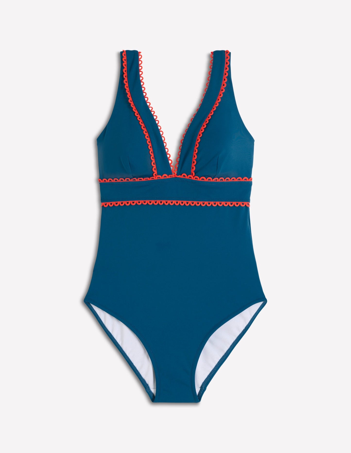 Porto V-neck Swimsuit-Oceanside, Firework