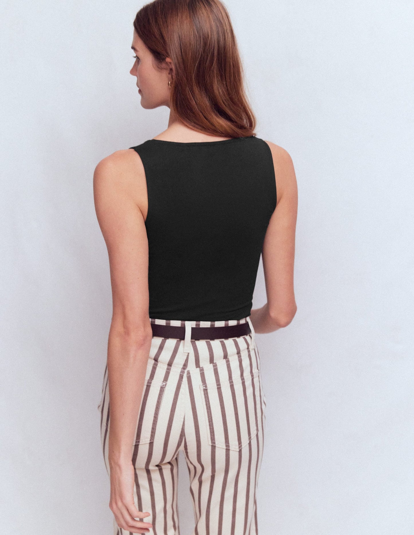 Brooke Double Layer Vest-Black