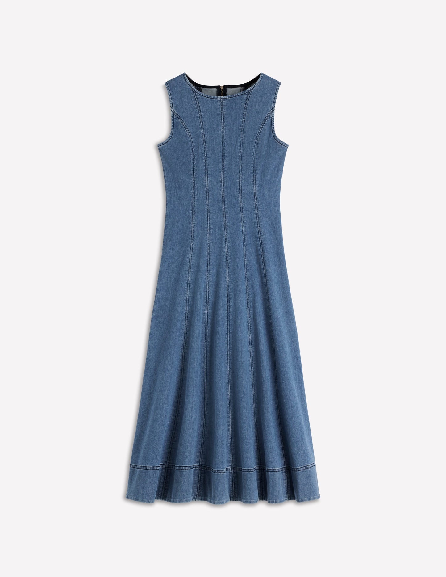 Annet Denim Midi Dress-Mid Vintage