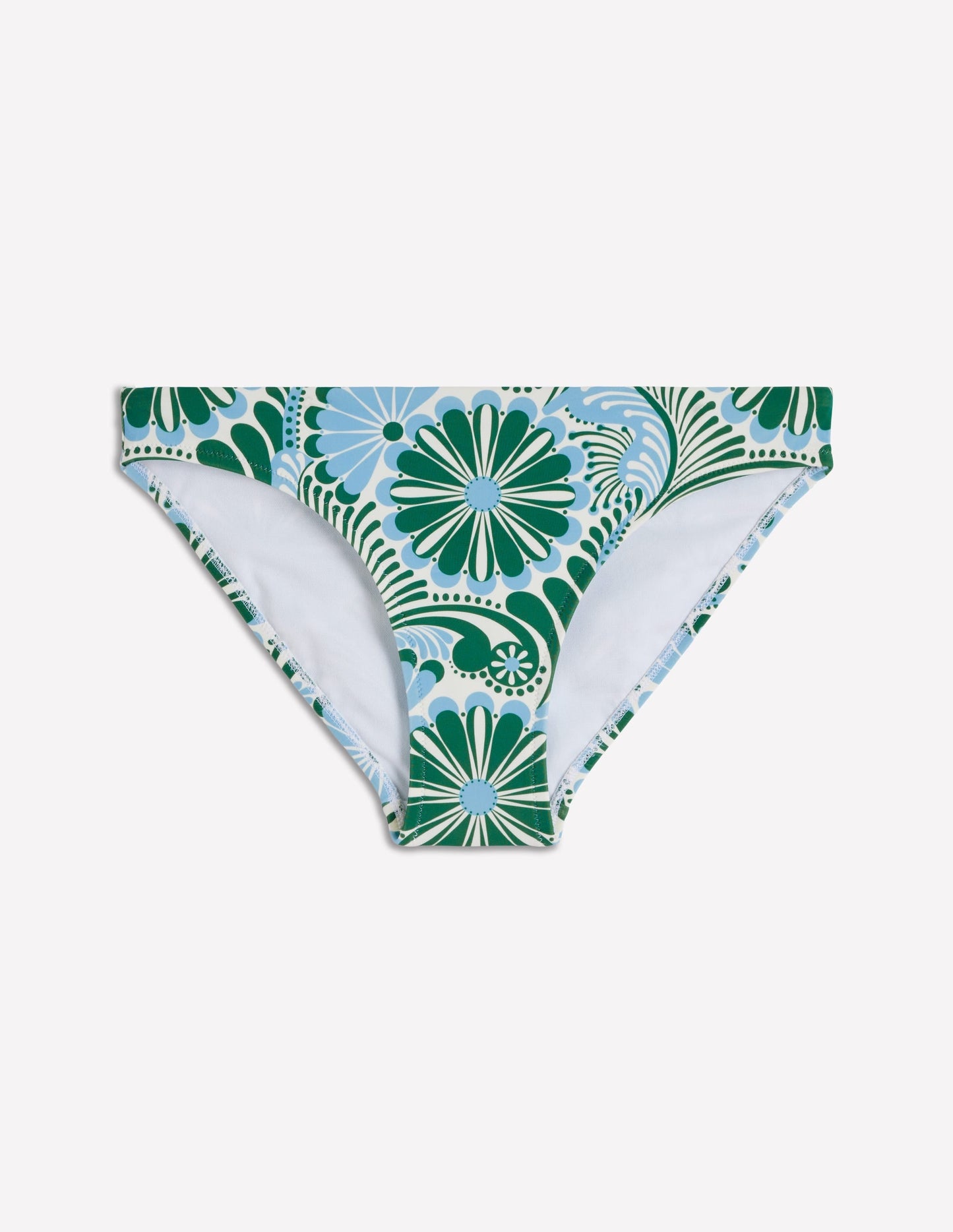Classic Bikini Bottoms-Air Blue, Euphoric Gardens