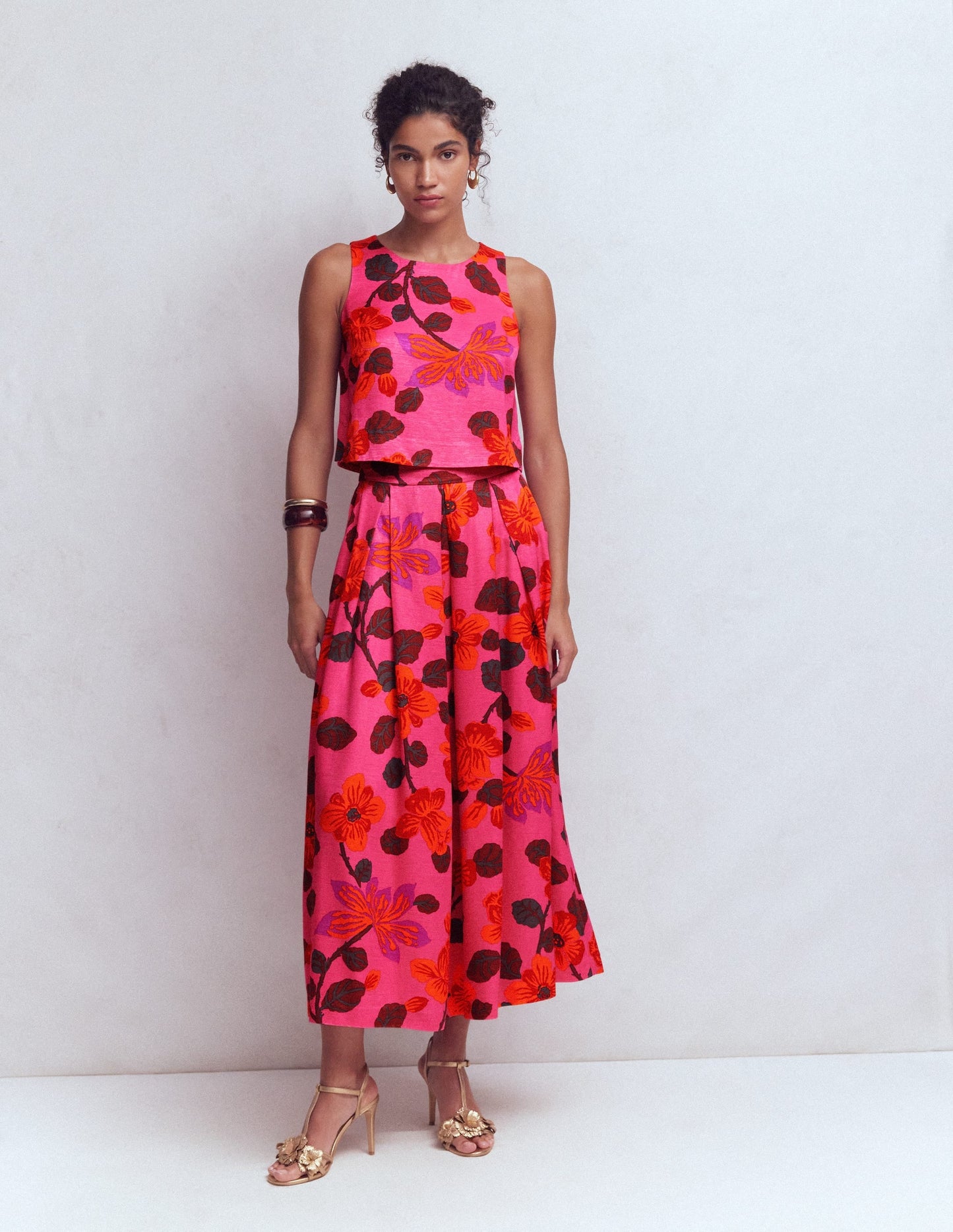 Occasion Shell Top-Multi, Elaborate Blossom