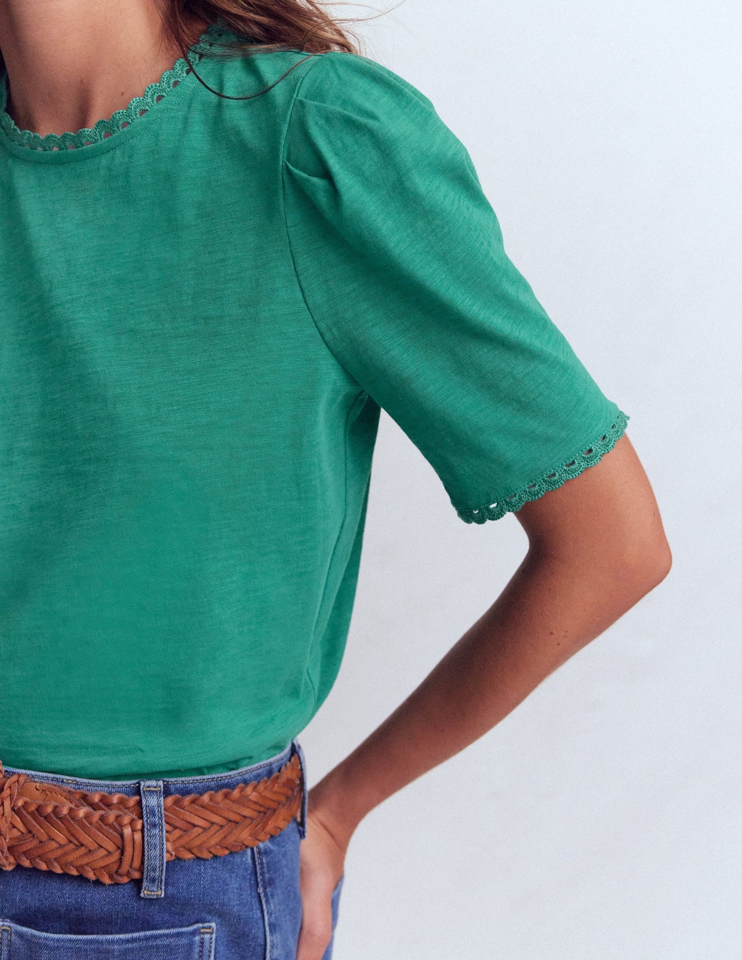 Ali Trim T-shirt-Deep Teal
