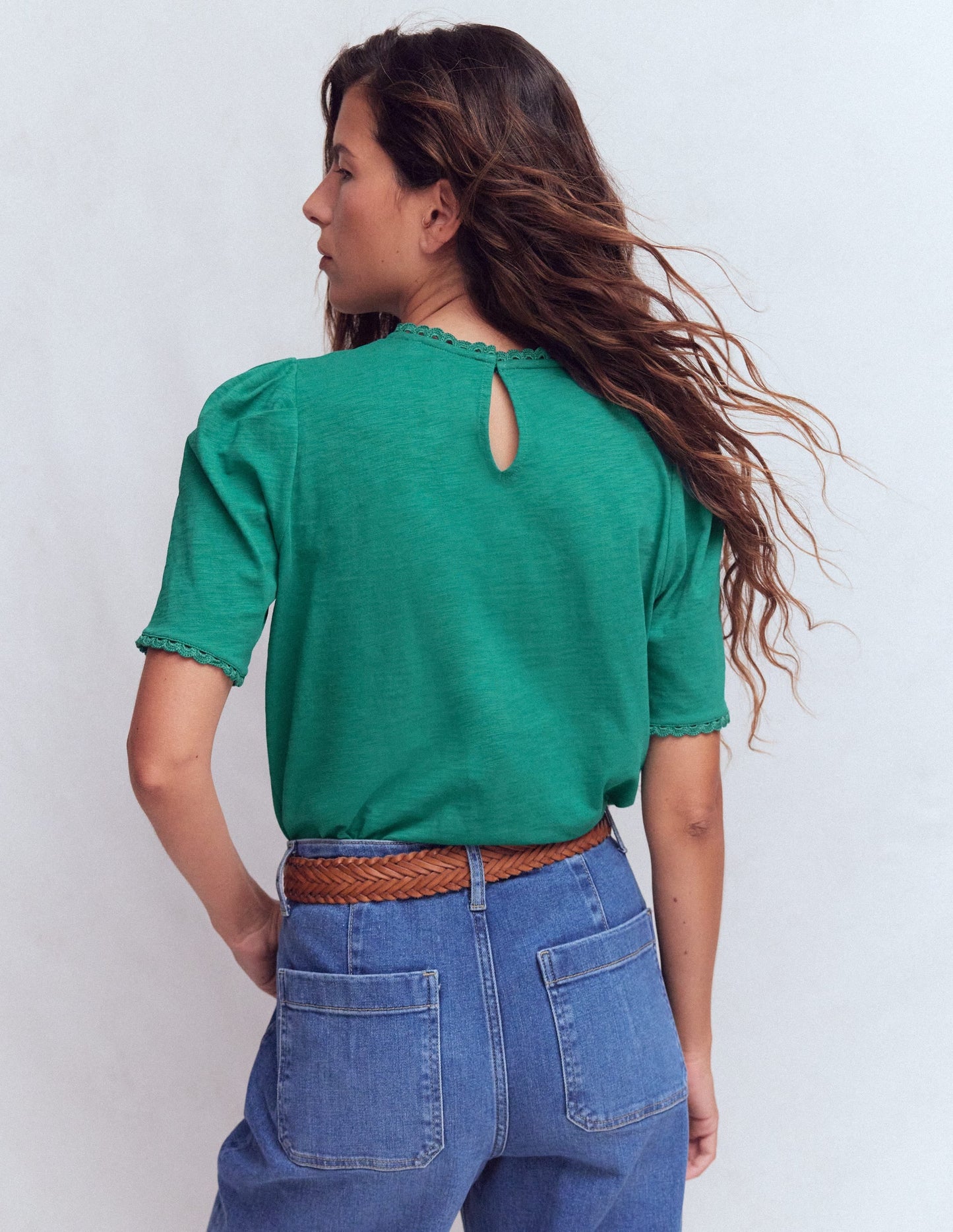 Ali Trim T-shirt-Deep Teal