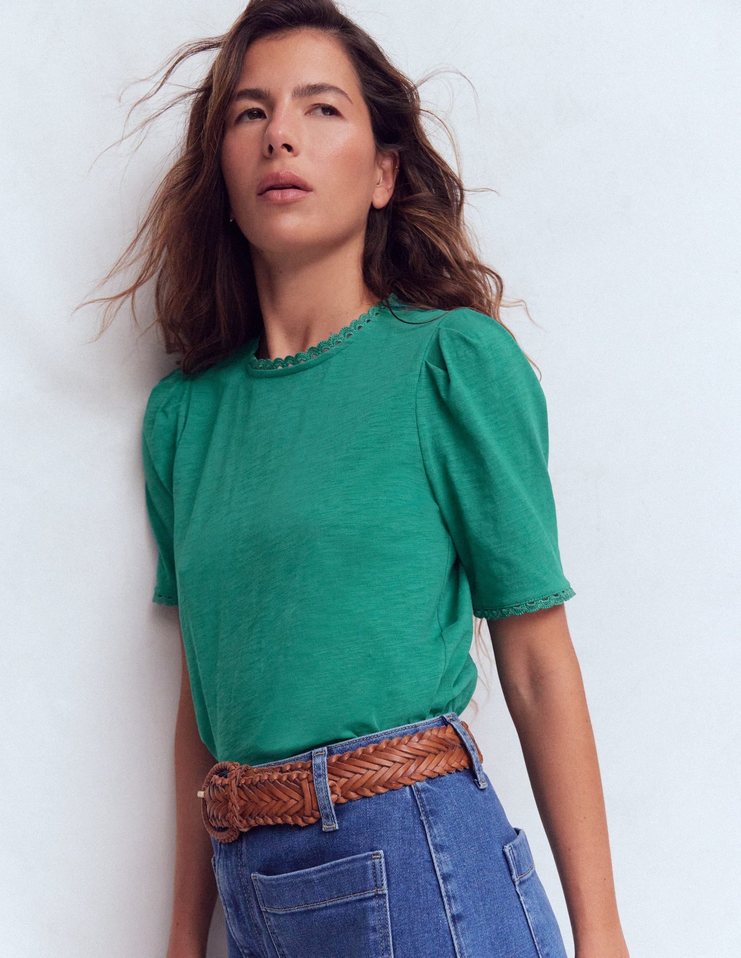 Ali Trim T-shirt-Deep Teal
