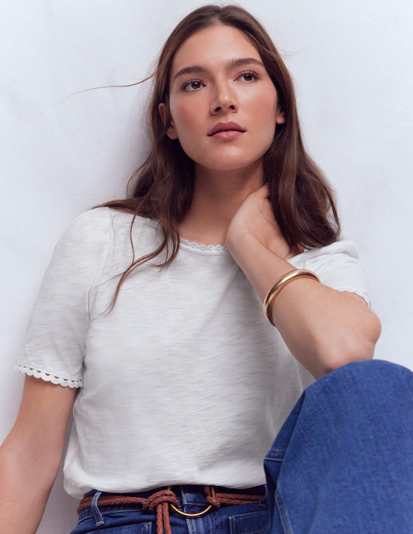 Ali Trim T-shirt-White
