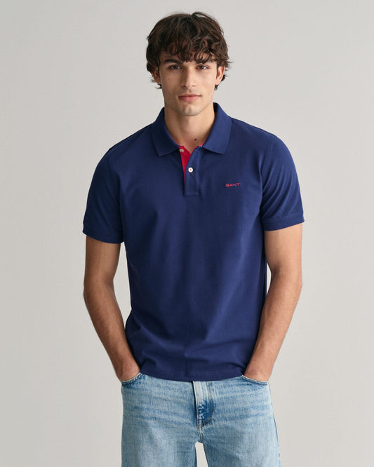 Polo Piqué Contrasté