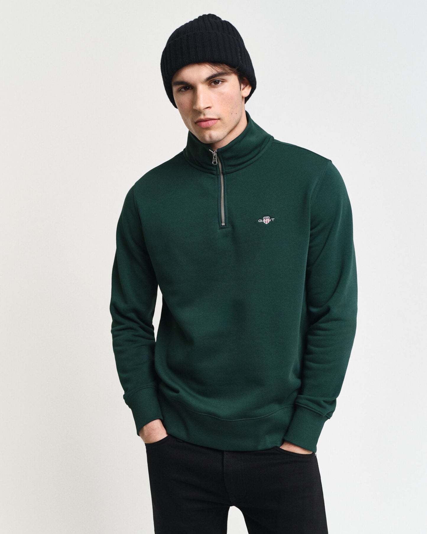 Sweat-shirt Shield demi-zip