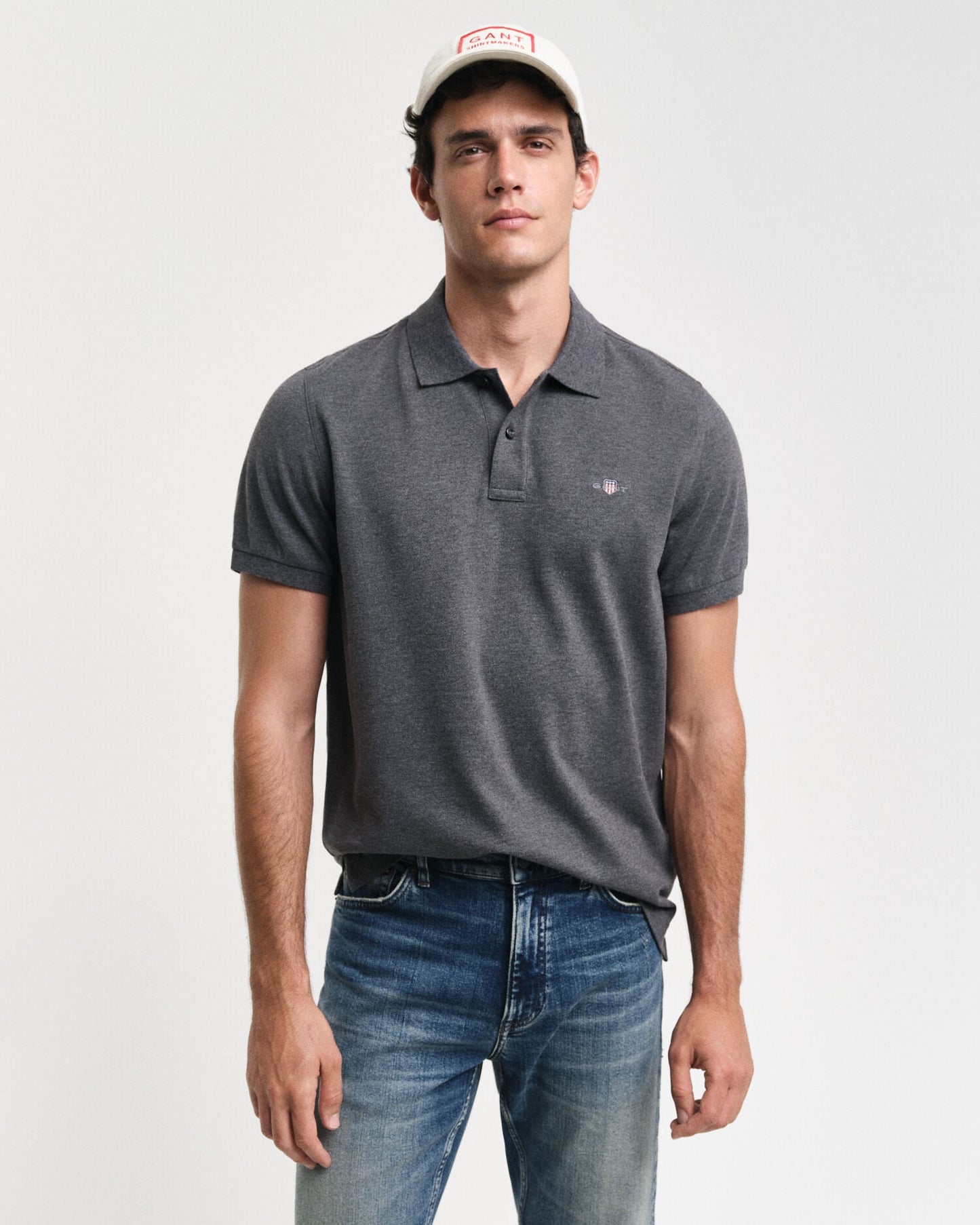 Regular Fit Shield Pique-Poloshirt