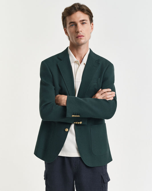 Blazer ajusté en coton Club