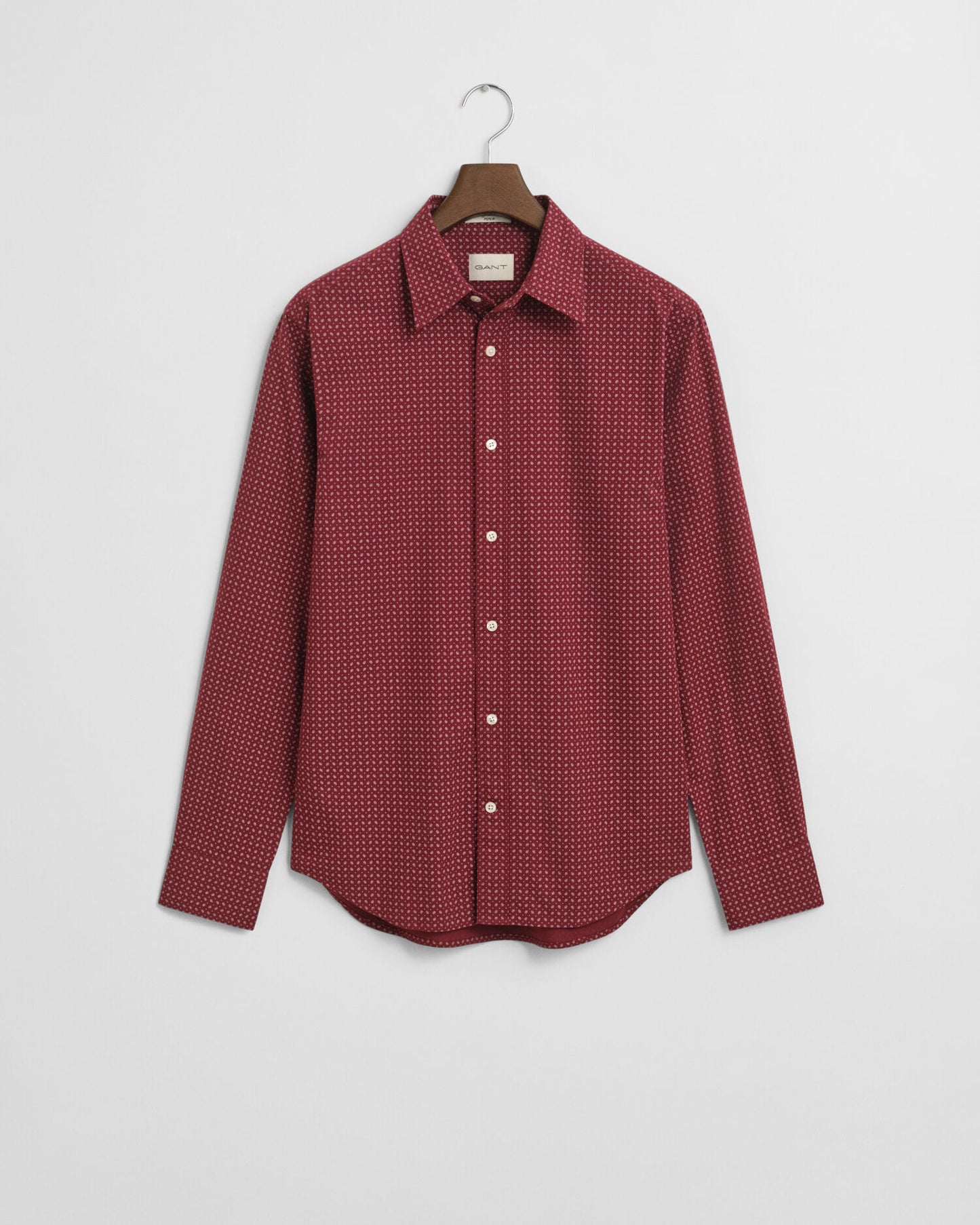Regular Fit Hemd mit Mikroprint