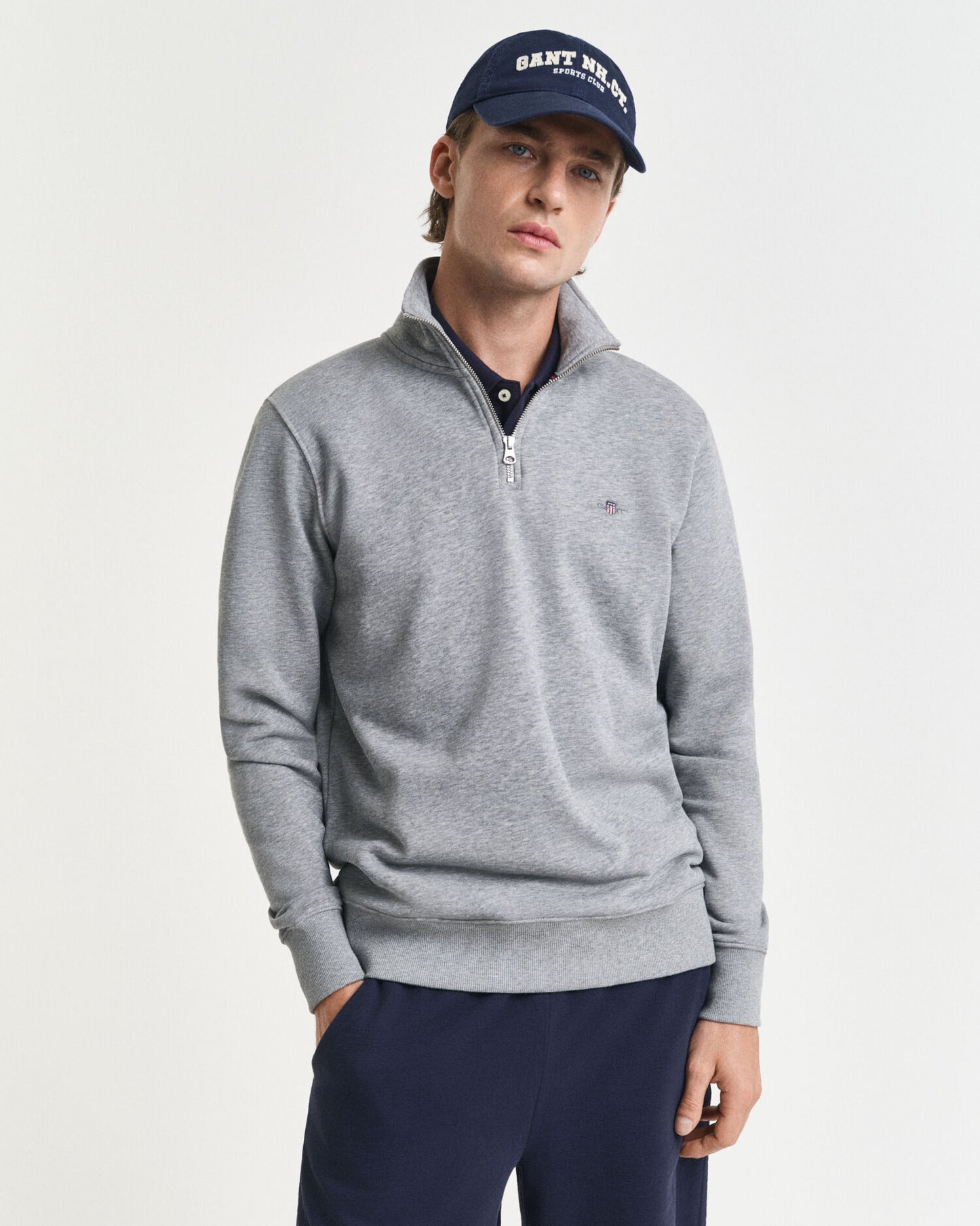 Sweat-shirt Shield demi-zip