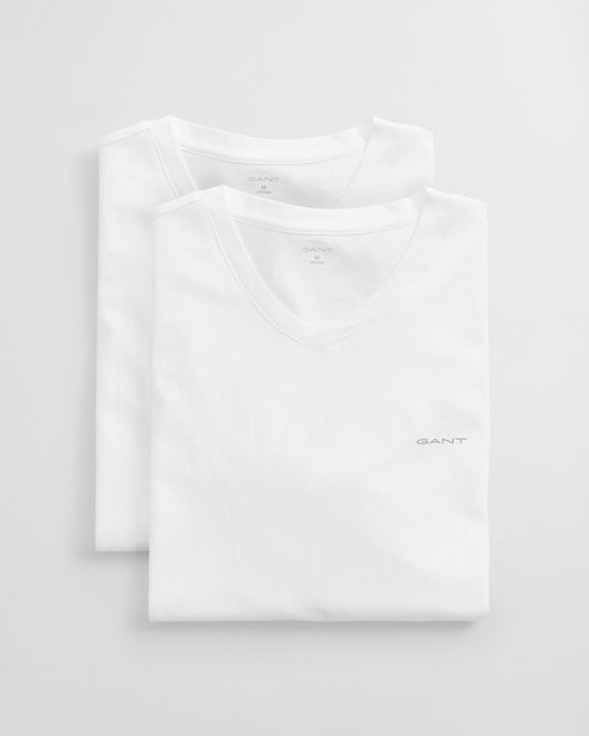 Lot de 2 T-shirts Col V