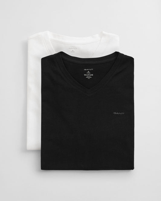 Lot de 2 t-shirts col V