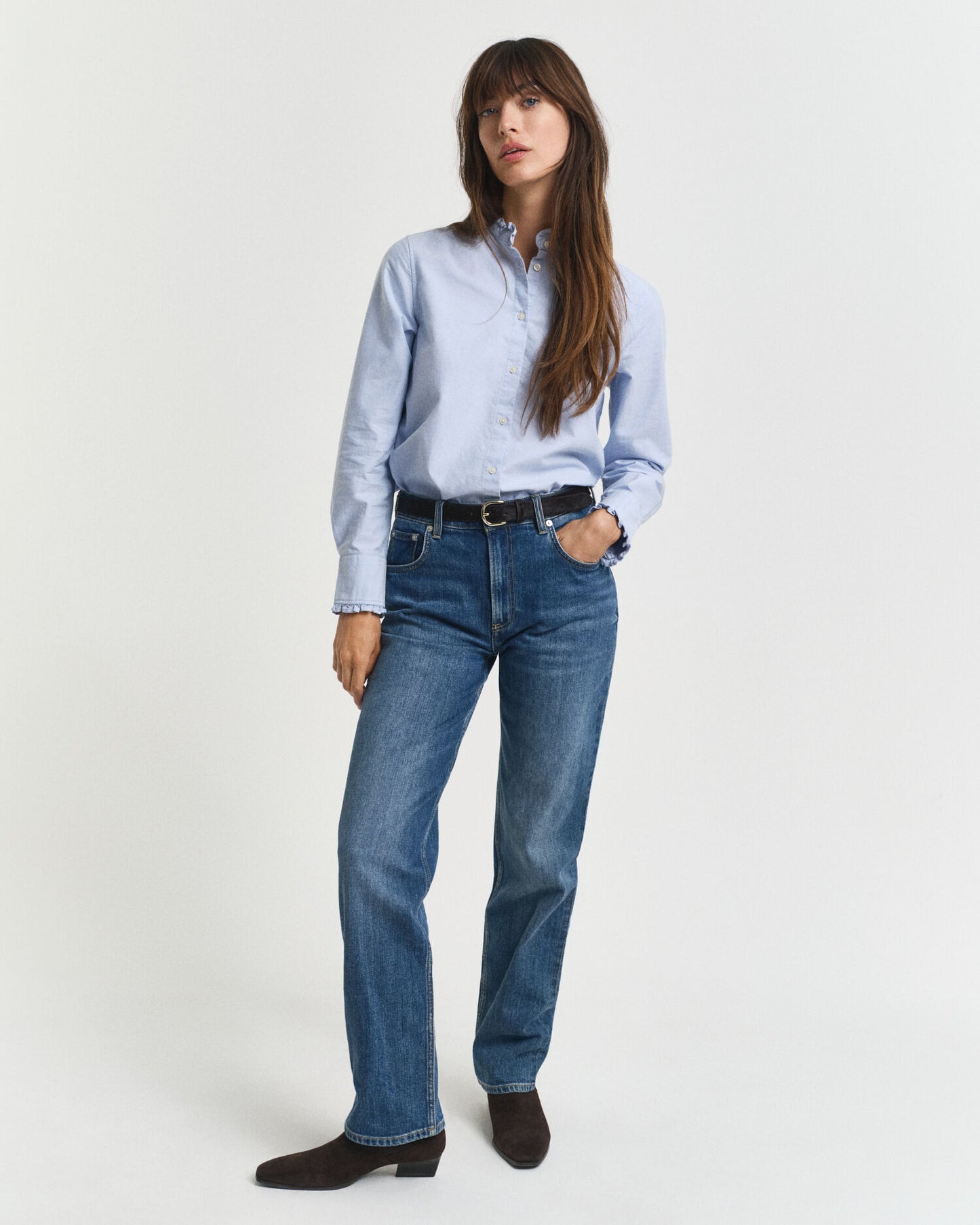 Jean droit stretch