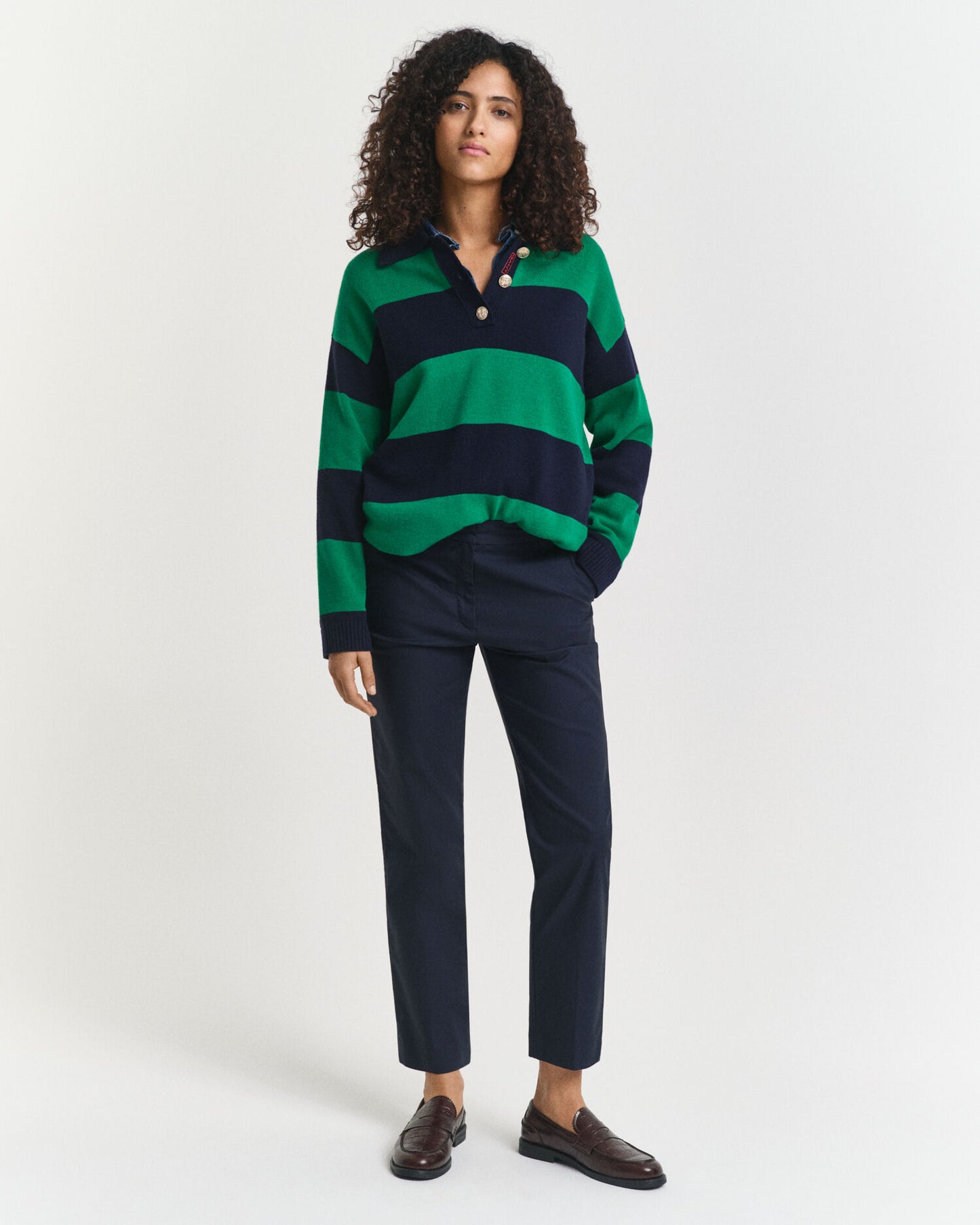 Pantalon cigarette ajusté