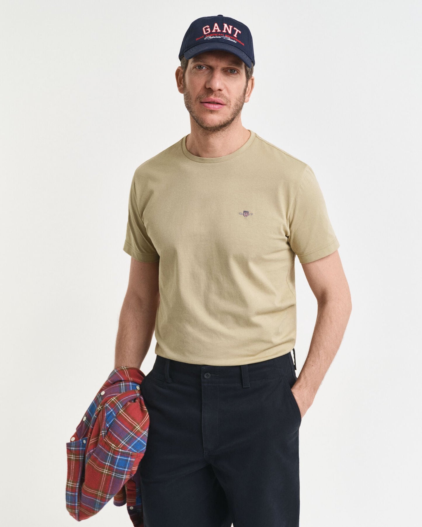 T-shirt à coupe droite avec logo