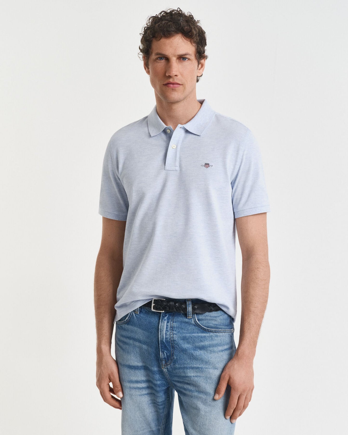 Regular Fit Shield Pique-Poloshirt
