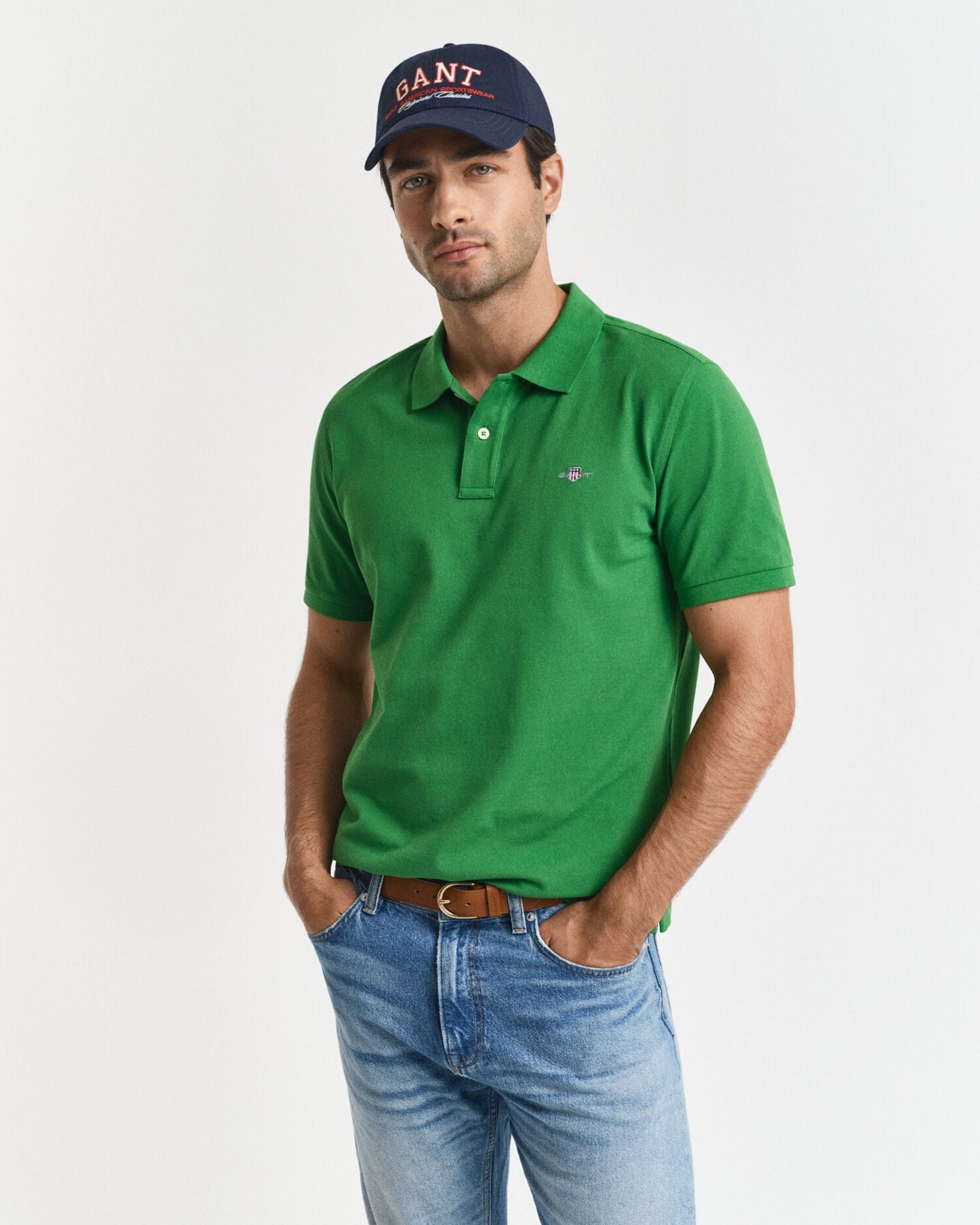 Regular Fit Shield Piqué-Poloshirt
