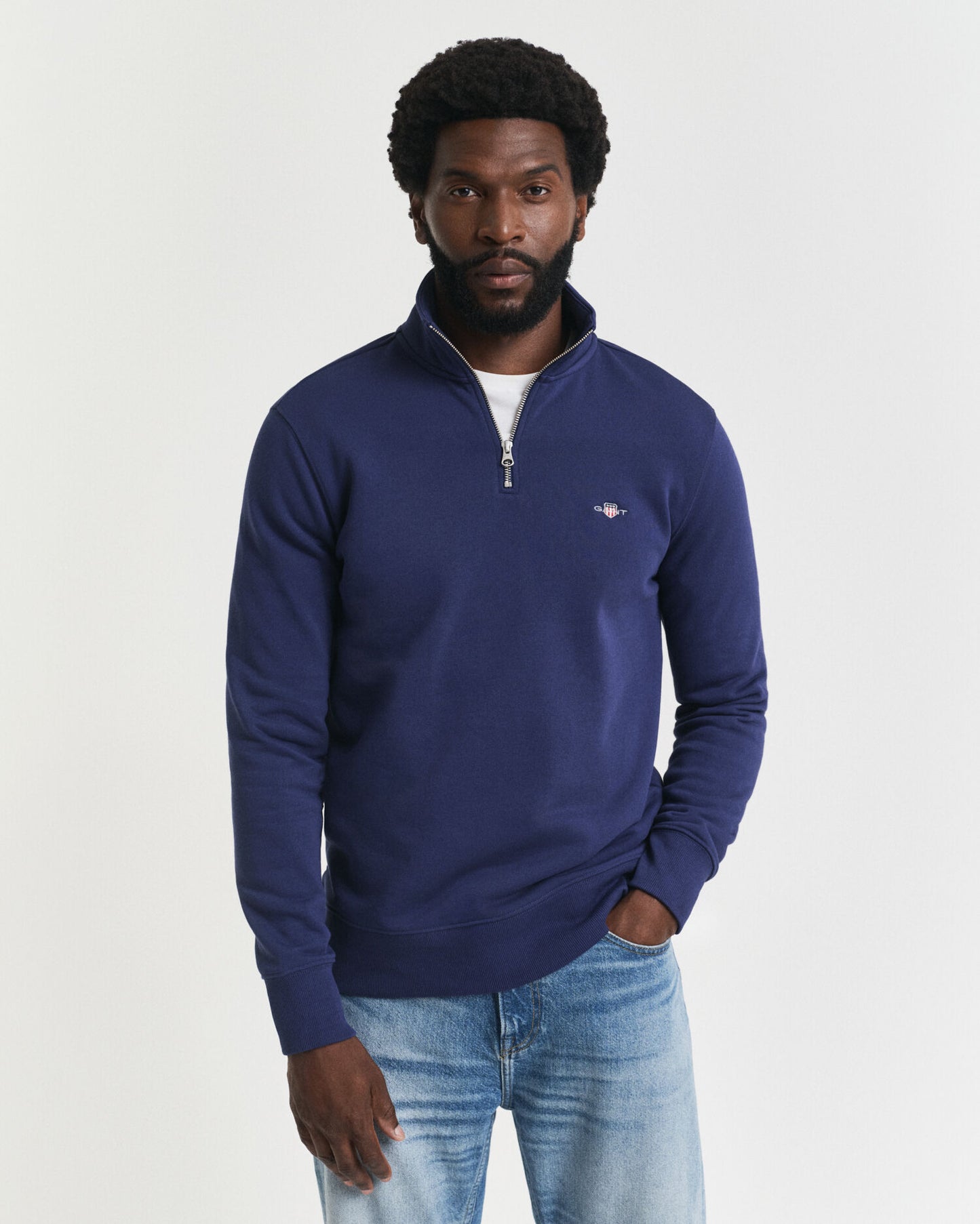 Sweat-shirt Shield demi-zip