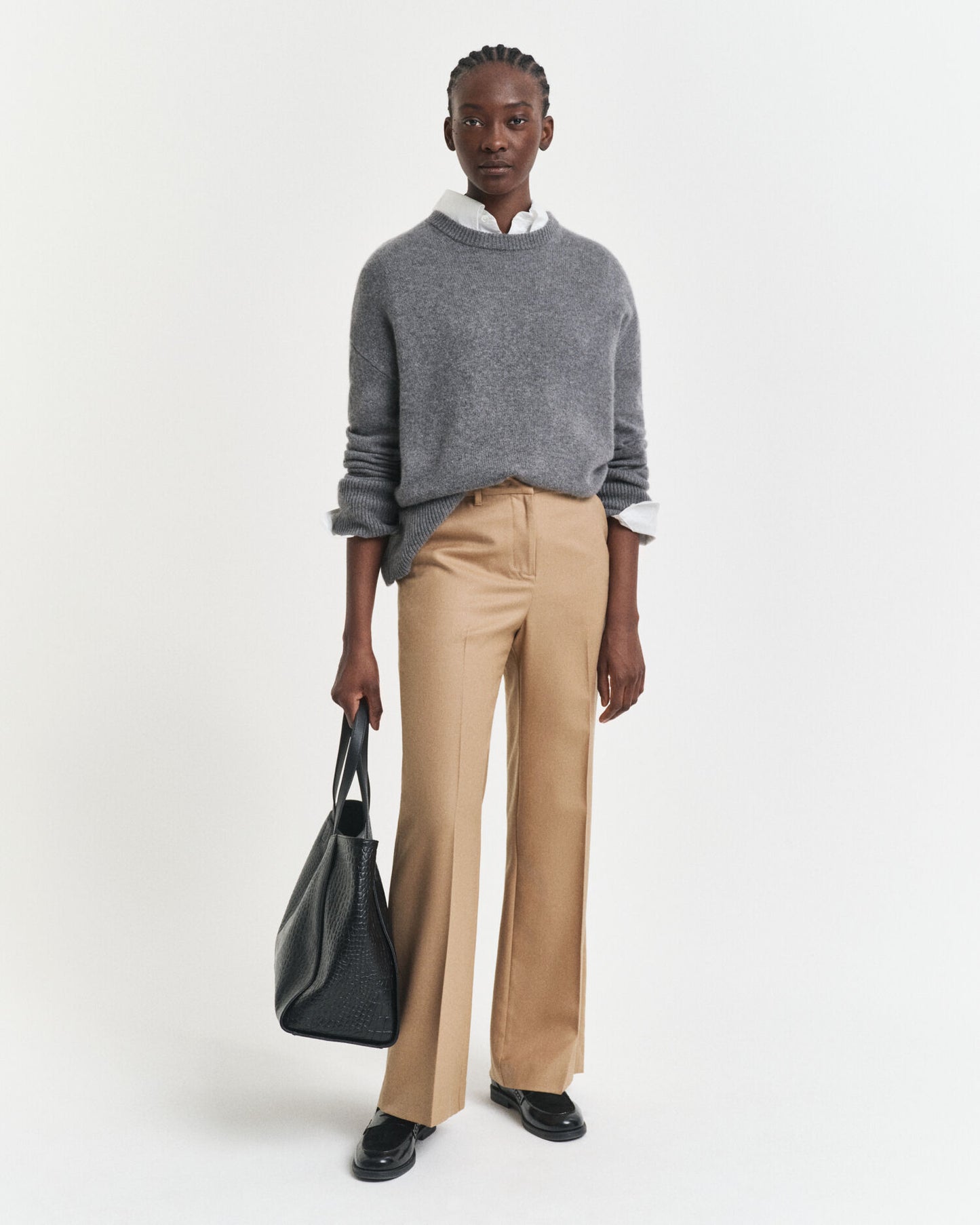 Pantalon sur mesure en laine mélangée