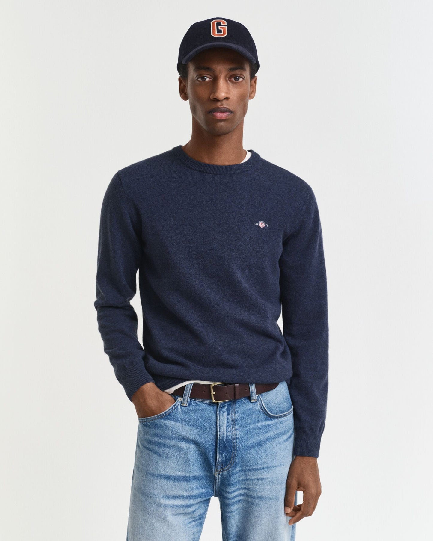 Pull ras du cou en laine d'agneau ultra-fine