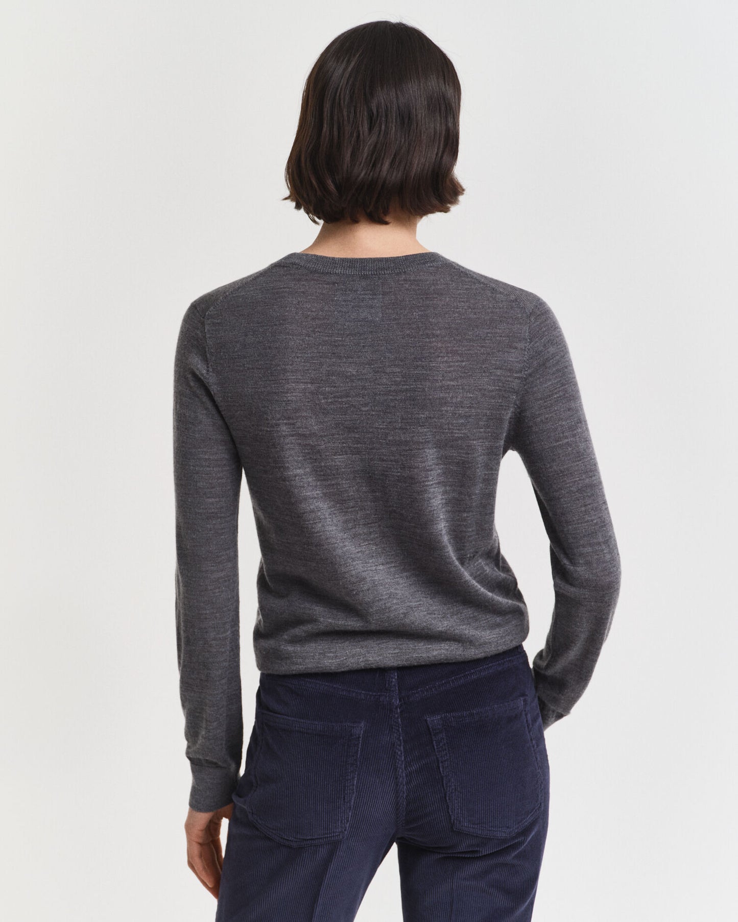 Pull ras du cou en laine mérinos extra fine