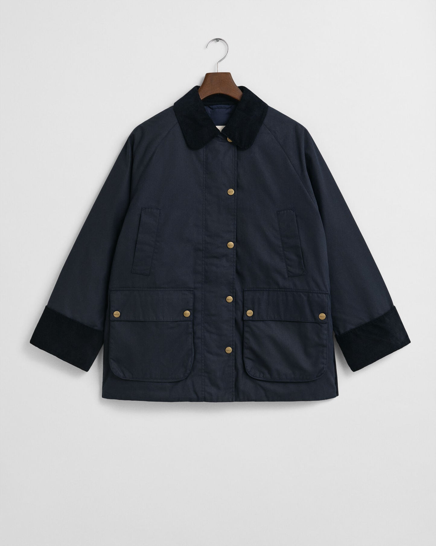 Veste Double Pont en Coton Ciré