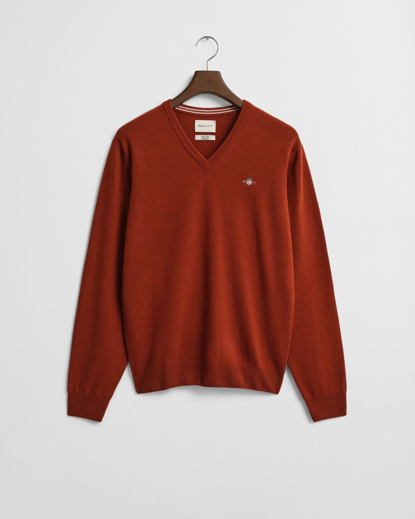 Superfeiner Lambswool V-Pullover