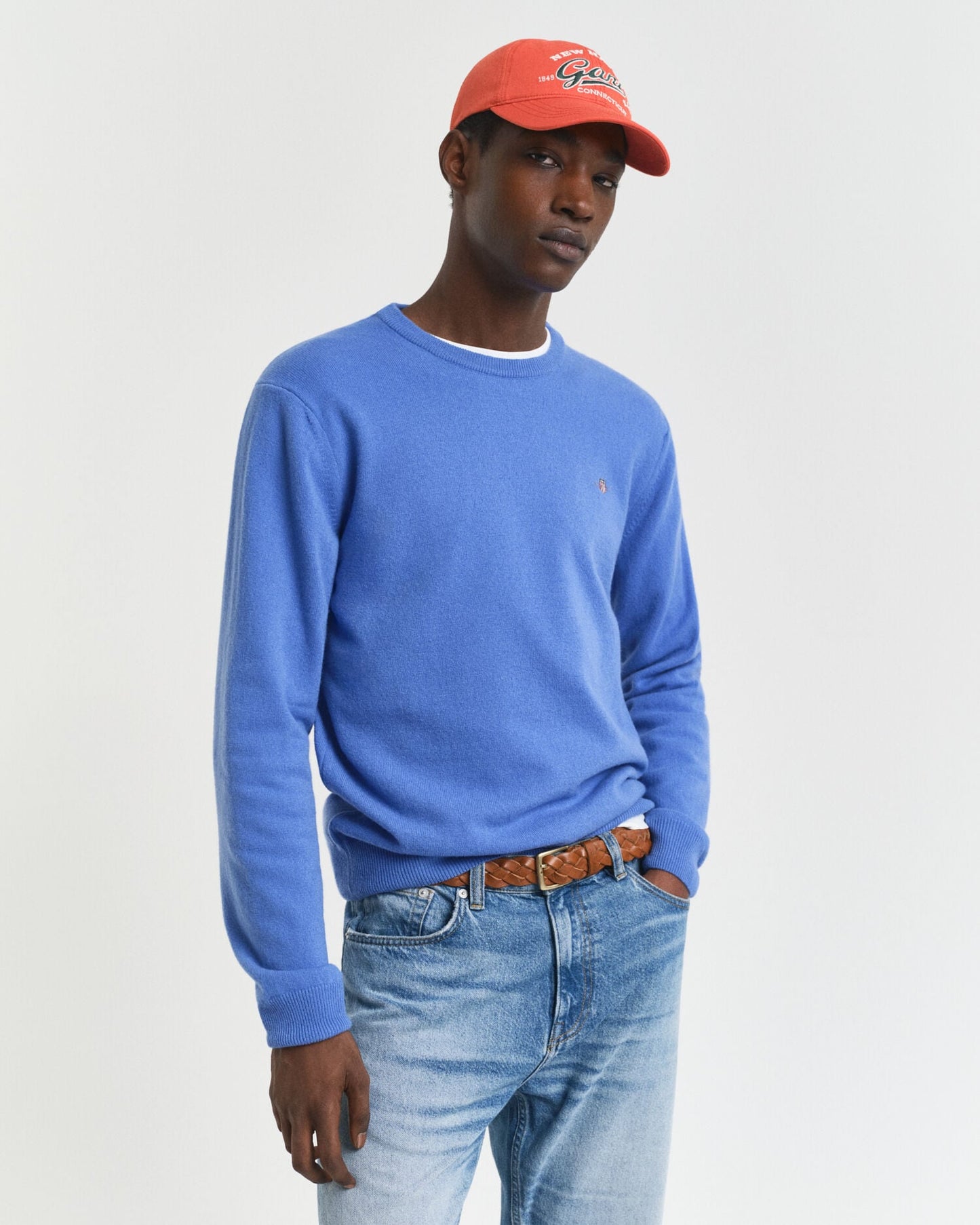 Pull ras du cou en laine d'agneau ultra-fine